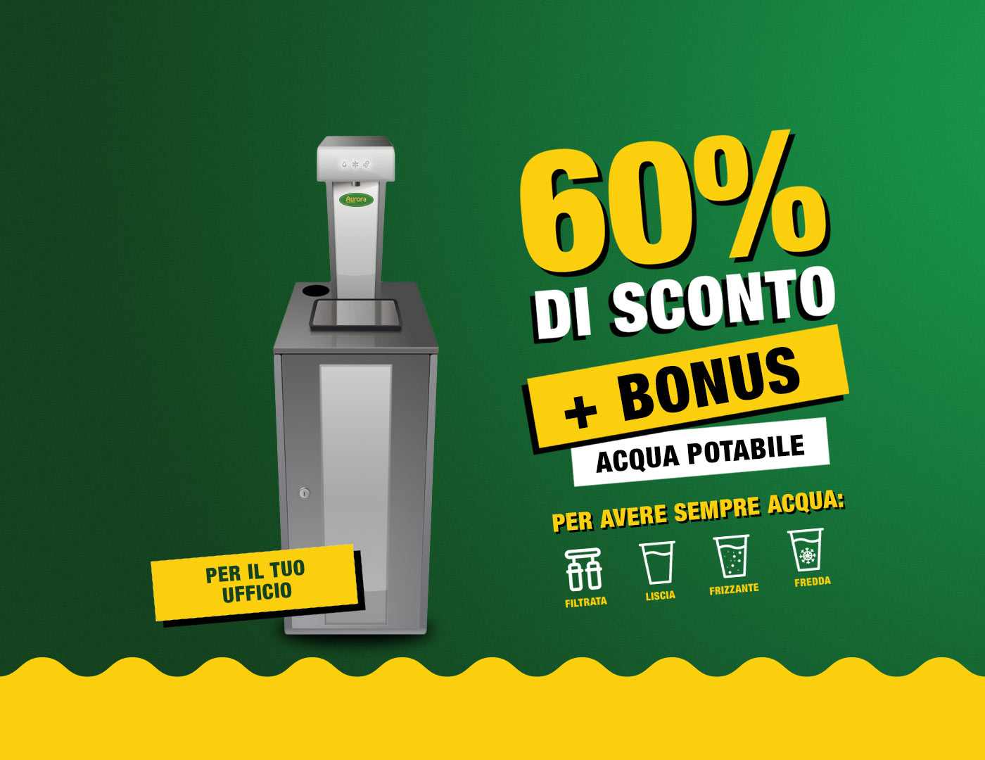 erogatore d'acqua per uffici